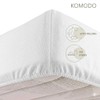 Single Fitted Sheet with Corners Plain Elastic on 4 Sides