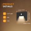 Jandov 4 Pack Motion Sensor Stair Lights Indoor Outdoor,Dimmable Motion