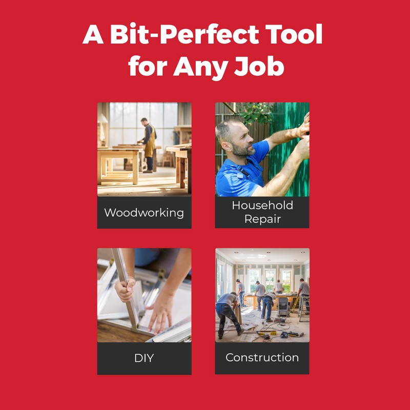 MEGAPRO® Original Ratcheting Multi-Bit Screwdriver with ¼” Hex Shaft |