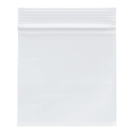 Plymor Heavy Duty Plastic Reclosable Zipper Bags, 4 Mil, 4" x 4" (Pack of 500)