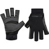 Typhoon Junior Raceline 2.0 Half Finger Sailing Gloves - Black