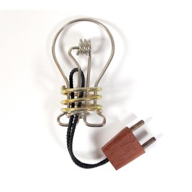 Constantin Metal Light Bulb Brainteaser Mechanical Puzzle from Recent Toys - Fun for Ages 14 and Up