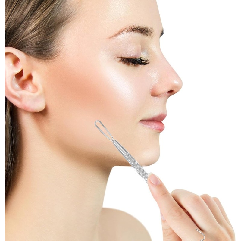 Kit de Herramientas de Acero Inoxidable para Limpieza Facial y