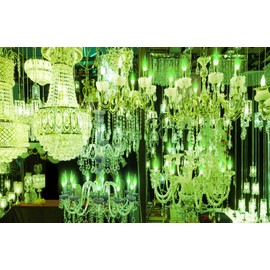 OMK 6 Pack Green LED Christmas Flame Effect Light Bulb Decorations E12 Base Candelabra Light Bulbs, Warm White Led Bulbs, Non-Dimmable Candle Light Bulbs for Party Holiday Decor Gifts