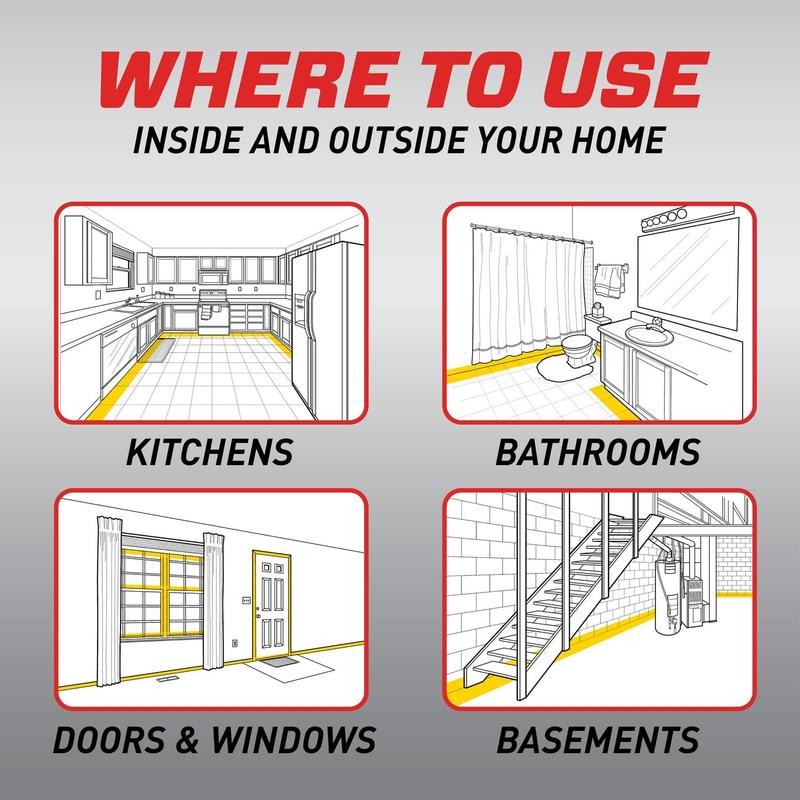 Home Defense Max Indoor Insect Barrier with Battery-Powered Sprayer, Kills