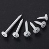 Wensilon(100 pcs)#8×2" Phillips Truss Head Wood Screws White Iron Quick