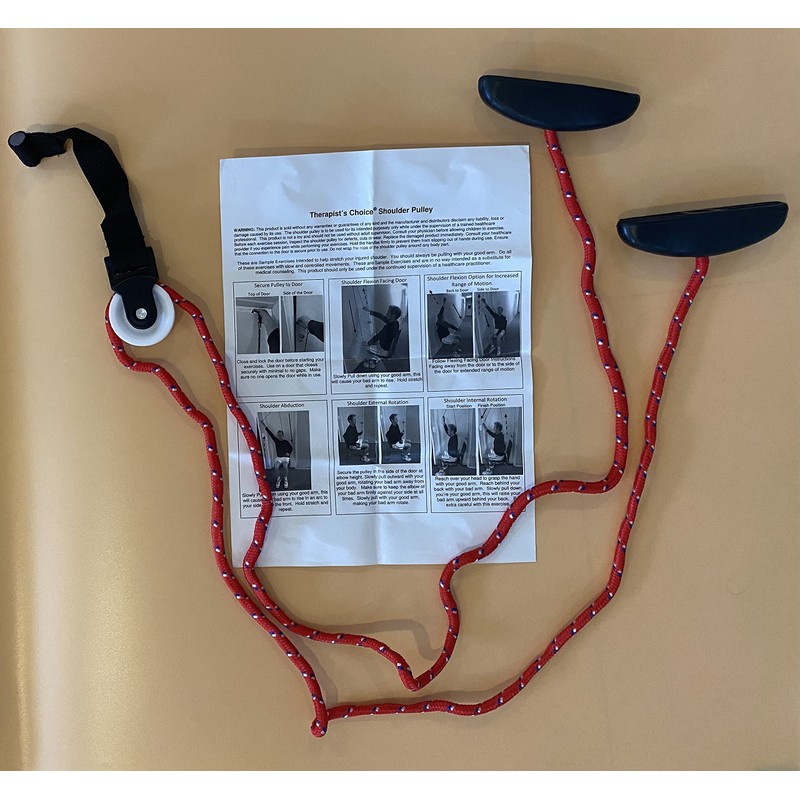 Therapist’s Choice® Shoulder Pulley, Over The Door: Includes Basic Exercise