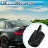 X AUTOHAUX Vehicle shark fin roof antenna cover trim decoration
