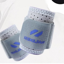 Thin Band-Type Knee Brace Joint Tendon Patella Protector Protector (Green Black) 2ea