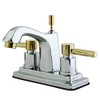 Kingston Brass KS8644DL Concord 4" Centerset Bathroom Faucet, 4 inch