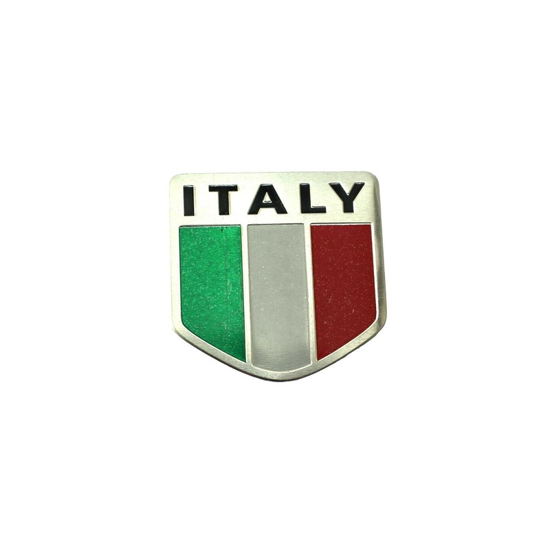 Speed mao Stylish Italian Emblem Plate Sticker Set of 4
