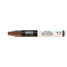 Liquitex 2-4 mm Fine Nib Paint Marker - Burnt Sienna