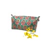 Floral Quilted Cosmetic and Toiletry Bag
