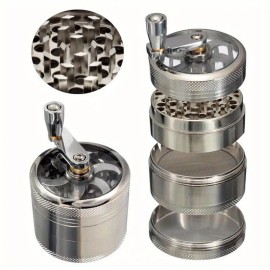 Metal Hand Muller with Handle Herb & Spice Crusher Grinder Toolcolor: Sliver Color