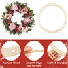 CYEAH 30 Pcs 12 Inch Wooden Wreath Frames for Crafts,
