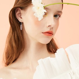 Infinity Earrings 925 Sterling Silver Infinity Celtic Hanging Earrings for Women Girls Mother, Jewellery for Women, Silver, No