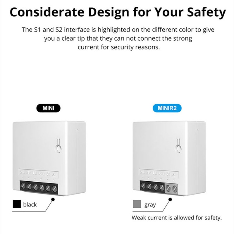 For SONOFF MINI R2 Light Switch Module Smart WiFi Wireless