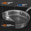 AuFranc® Hybrid Nonstick Stainless Steel Pots and Pans Set, Induction