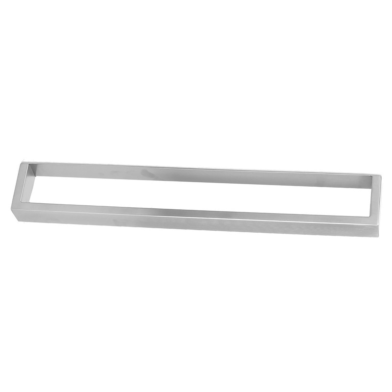 304 Stainless Steel Towel Bar 40cm Washcloth Self Adhesive Rectangular