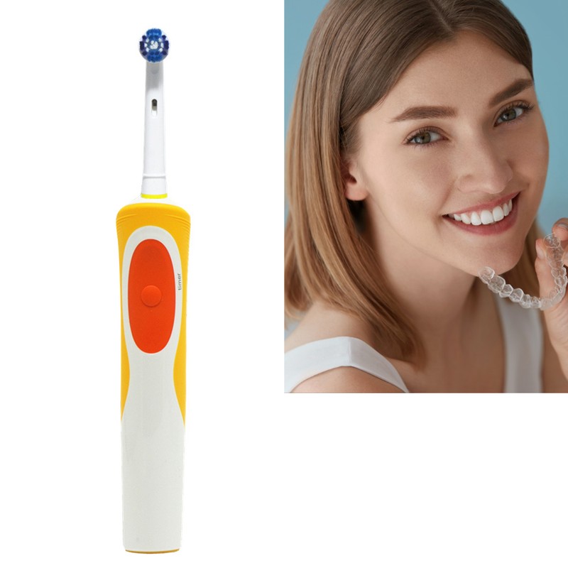 Electronic Toothbrush Rotate Cleaning Remove Plaque Automatic Rechargeable Soft Electric