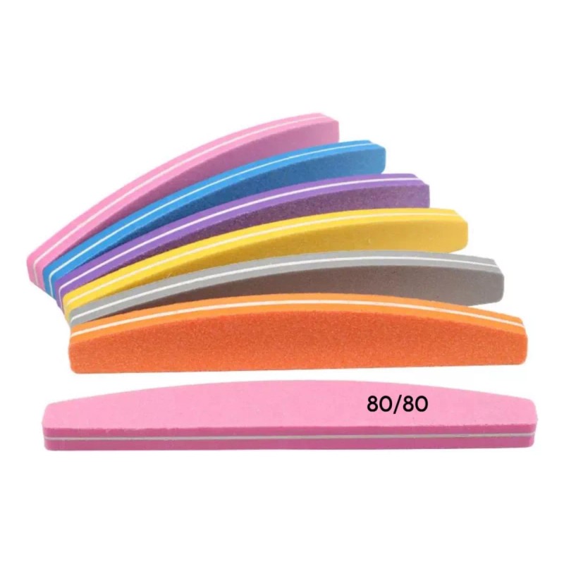 Sponge 10 Limas Sponge Esponja Para Uñas Manicure Grano A