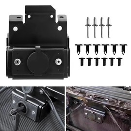 Car Hood Lock (with Key) Compatible with 2007-2017 Jeep Wrangler JK 1 Pair Hood Latch Hood pin kit