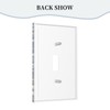 MUZUMU Bird with Blue Flower Light Switch Covers 1 Gang