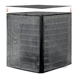 VEVOR Air Conditioner Cover, 32 x 32 x 36 inch Ac Cover for Air Conditioning Unit, Dual-Layer, Detachable Canopy,Waterproof Polyester, Universal HVAC Protector for Outdoor Outside Ac Unit, Black