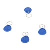 100 Pcs Blue Keychains RFID Proximity Card Key for Access