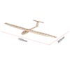 F1501 Balsa Airplane Glider 1550mm Wingspan Easy to Control Wood