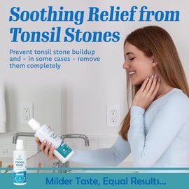 Everest Mouth Wash & Tonsil Stone Remover – Natural Oral Rinse for Tonsil Health, Fresh Breath & Dry Mouth Relief – Alcohol & Paraben-Free Mouthwash with Soothing Spearmint for Complete Oral Care