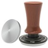 Espresso Coffee Tamper 58.35mm,Ebony Double Spring Coffee Tamper Spring Loaded,100%