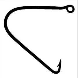 Pike Hook, Special Bend, Forged - Bronze 4