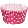 Holly Cupcakes 180 Excellent Quality Cerise Polka Dot Muffin Cases