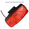 tieedhfu Bike Tail Light Rear Lamps LED Safety Warning Lantern