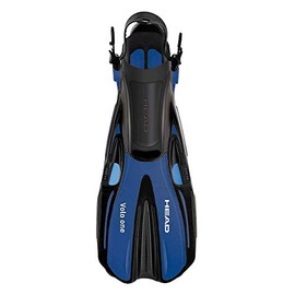 Head Volo One Blue Swimming Snorkeling Diving Scuba Fins w/Mesh Bag Set, S/M