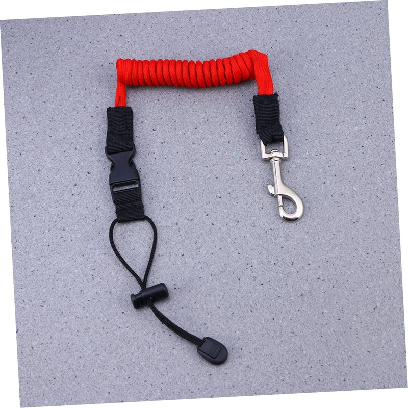 CORHAD 2 Pcs Elastic Fishing Rod Leash Safety Cord Tether