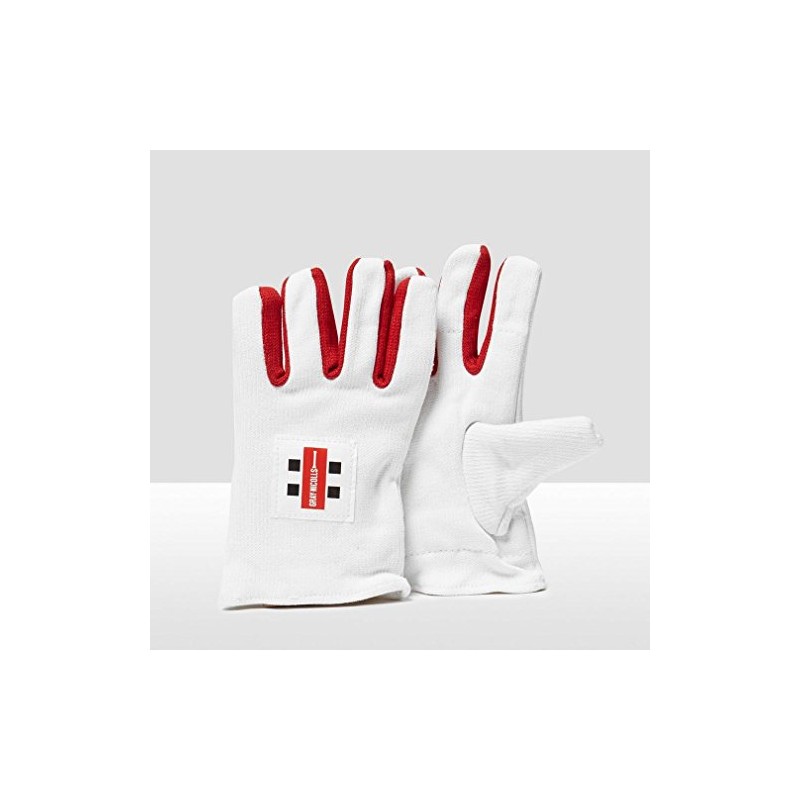 Gray-Nicolls Wicket Keeping Inners, White, One Size
