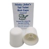 Stinky John's Tall Toilet Bolt Caps: Don't Cut Those Bolts!