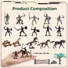 Amor Present Medieval Knights Toys, Knight Action Figurines for Kids