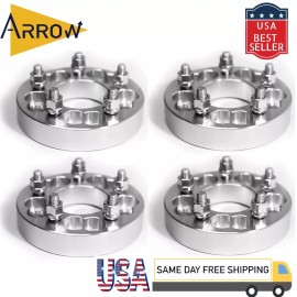 Arrow 4x 1.25" 5x4.5-Hub to 5x4.75-Wheel Adapter Spacer Fit NSX Impala Malibu