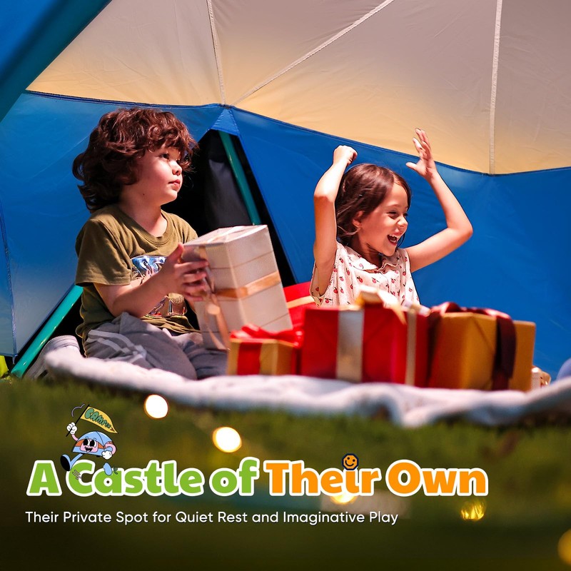 Zupapa Climbing Dome Tent for Kids 8-12, Waterproof Tent for