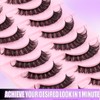 Nature Look Cluster Lashes Wispy Individual Eye Lashes DIY Natural
