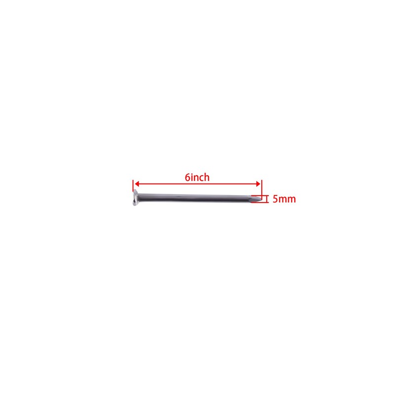 ONLISUM Stainless Steel Hardware Nails 20 PCS 6 Inch Finishing