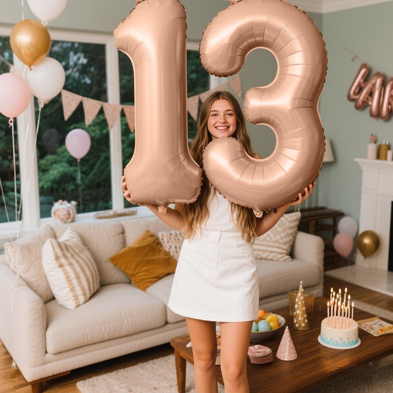 40 Inch Caramel Balloon Number 3 Balloon,Number Balloons Big Giant