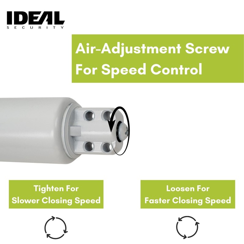 Ideal Security 9600 Standard Pneumatic Touch-N-Hold Storm and Screen Door