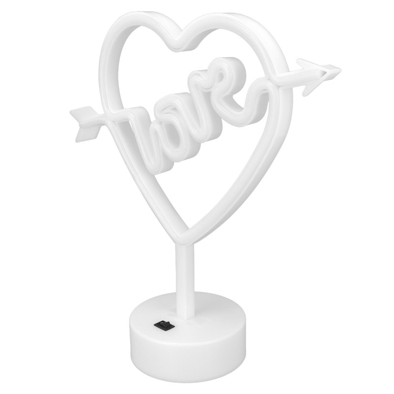 Heart Shape Neon Light Night Light for Wedding Party Kids
