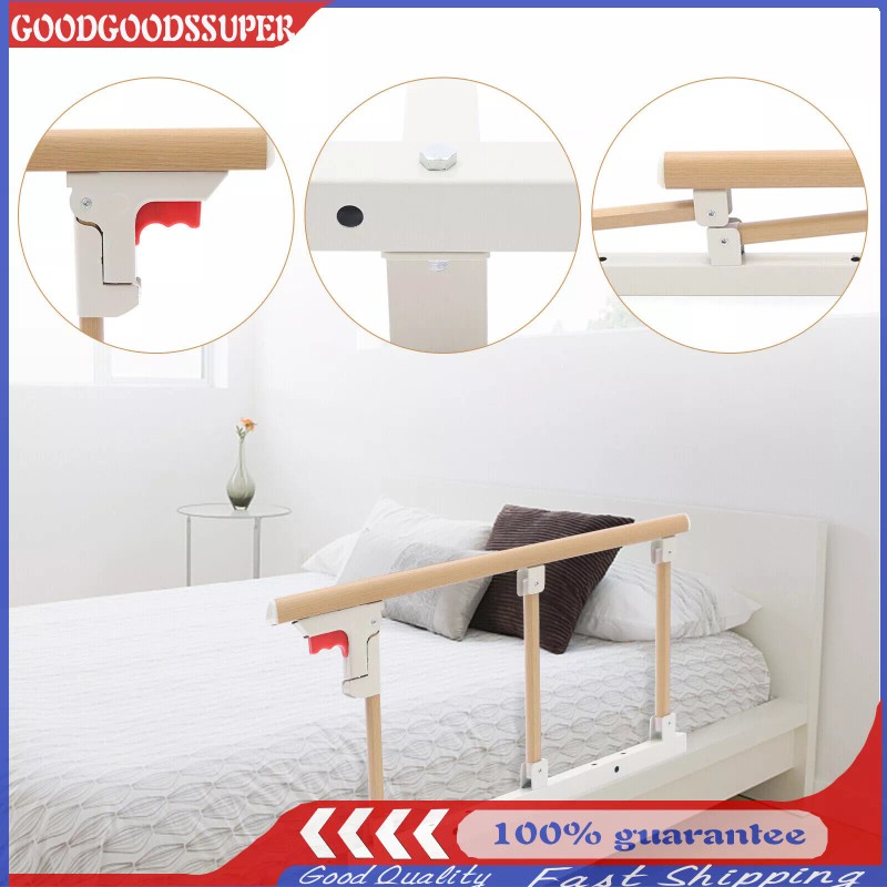 Bed Rails for Elderly Adults Foldable Rail Assist Safety Bed