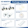HZ-MONSTAR 2 Pack Sliding Pocket Door Hardware Kit, Sliding Door
