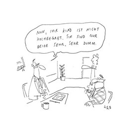 Inkognito Postcard A6 • 39511 ''Not Highly Gifted Artist: Hauck & Bauer (H&B) • Satire • Cartoons